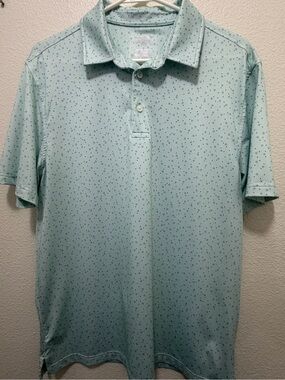 Members Mark performance polo, mint green, men's med